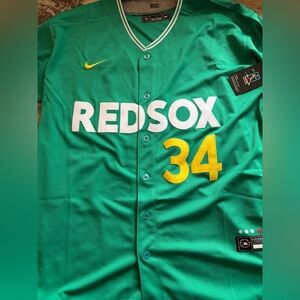 Nike Green Red Sox David Ortiz jersey